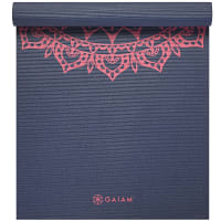 Gaiam Yoga Mat 4 mm Navy Fleur Marrakesh