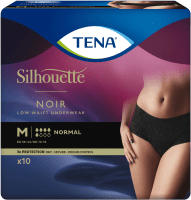 TENA Silhouette Normal Noir Medium 10 st