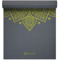 Gaiam Yoga Mat 6 mm Printed Citron Sundial