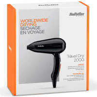 BaByliss Hårfön Travel Dry 2000 5344E