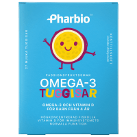 Pharbio Omega-3 Gelétuggisar 27st