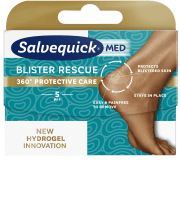 Salvequick MED Blister Rescue Original skoskavsplåster 5 st