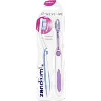 Zendium V-shape Medium Tandborste 2 st