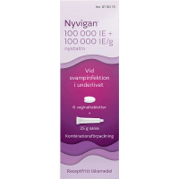 Nyvigan Salva + vaginaltablett 100000IE/g+100000IE Tub + Blister, 25g + 6 tabletter