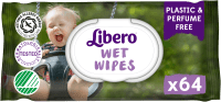 Libero Wet Wipes Våtservetter 64-pack