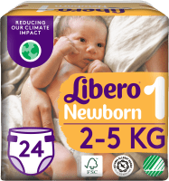 Libero Newborn 1 2-5 kg 24 st