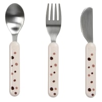 Done by Deer Cutlery Set Dreamy Dots Powder