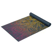 Gaiam 4 mm Classic Printed Vivid Zest Yoga Mat