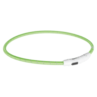 Trixie Flash Light Ring USB Grön S-M: 40 cm