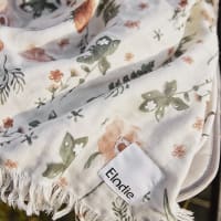 Elodie Soft Cotton Blanket Meadow Blossom