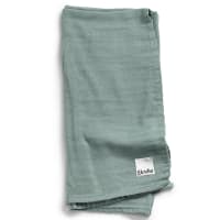 Elodie Bamboo Muslin Blanket Mineral Green