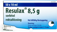 Resulax rektallösning 8,5 g 50 st