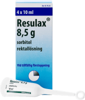 Resulax rektallösning 8,5 g 4 st