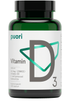Puori D3 D-vitamin 62,5 ug 2500IE 120 kapslar