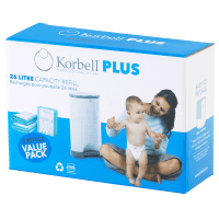 Korbell PLUS Refill till Blöjhink 26 liter 3-pack