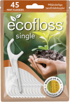 Ecofloss Single Tandtråd med Hållare 45 st