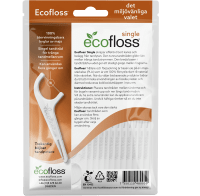 Ecofloss Single Tandtråd med Hållare 45 st