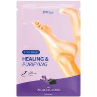 Stay Well Healing & Purifying Foot Mask Charcoal 1 par