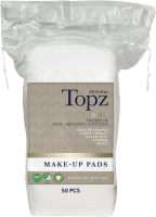 Topz Cosmetics Square Make-Up Pads 50 st