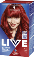 Schwarzkopf Live Intense Color Hårfärg 035 Real Red