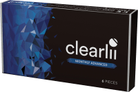 Clearlii Monthly Advanced 6-pack -2.75