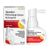 Strefen Honung & Citron Munhålespray, lösning 16,2mg/ml Flaska med dospump, 15 ml