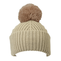 Elodie Wool Beanie Pure Khaki 1-2 år