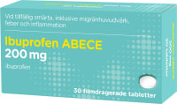 Ibuprofen ABECE 200mg, 30 filmdragerade tabletter