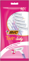 BIC Twin Lady Engångsrakhyvlar för Kvinnor 10-pack