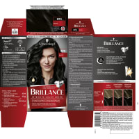 Schwarzkopf Brillance Hårfärg 890 Black