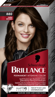 Schwarzkopf Brillance Hårfärg 880 Dark Brown