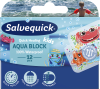 Salvequick Aqua Block Kids 12 st