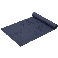 Gaiam Ink Alignment Yoga Mat 6 mm Premium