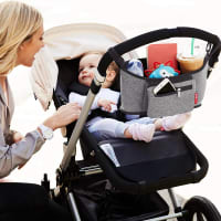 Skip Hop Stroller Organizer Heather Grey