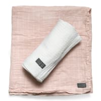 Vinter & Bloom Filt Soft Grid + Muslin EKO White/Dusty Rose