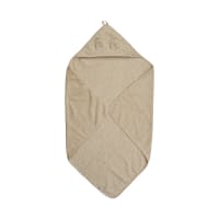 Pippi Organic Hooded Towel Sandshell