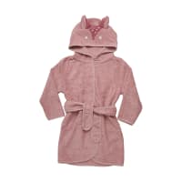 Pippi Organic Bath Robe Misty Rose 74/80