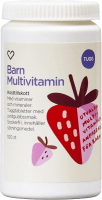 Hjärtats Barn Multivitamin tuggtablett med jordgubbsmak