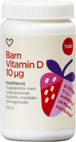 Hjärtats Barn Vitamin D tuggtablett med jordgubbsmak