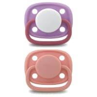 Esska Knoppa Silikon 4-36 mån 2-pack Rosa/Lila