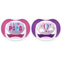 Philips Avent Ultra Air Napp 6-18 mån Pappa/Ballong 2-pack