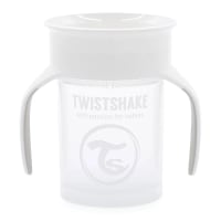 Twistshake 360 Cup 6+ mån White