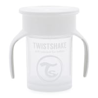 Twistshake 360 Cup 6+ mån White