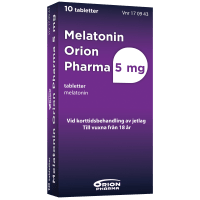 Melatonin Orion Pharma Tablett 5mg Blister, 10 tabletter