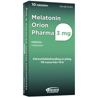 Melatonin Orion Pharma Tablett 3mg Blister, 10 tabletter