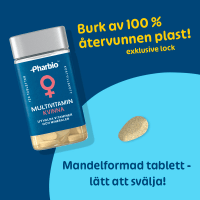 Pharbio Multivitamin Kvinna 120 st