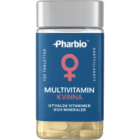 Pharbio Multivitamin Kvinna 120 st