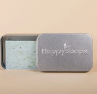 HappySoaps Happy Bar Storage and Travel Tin Square