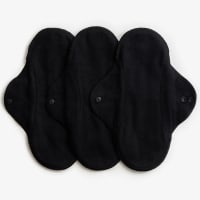 ImseVimse Sanitary Pads Classic Regular Black 3-pack