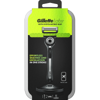 Gillette Labs Rakhyvel Exfoliating Bar&Ställ&Resefodral&2st Rakblad